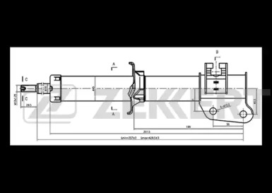 Амортизатор ZEKKERT SG-4929