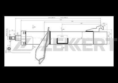 Амортизатор ZEKKERT SG-5026