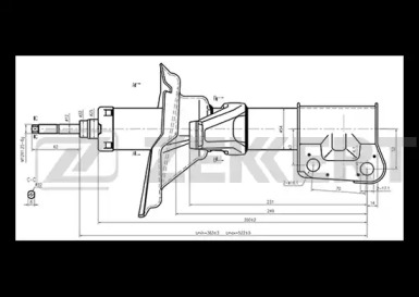 Амортизатор ZEKKERT SG-5079