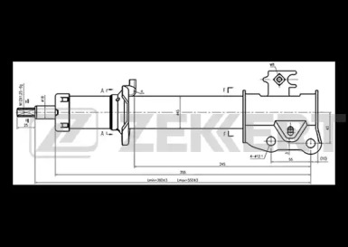 Амортизатор ZEKKERT SG-5080