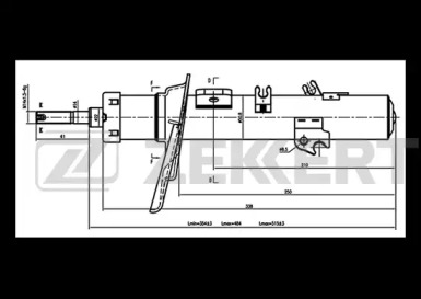 Амортизатор ZEKKERT SG-5094