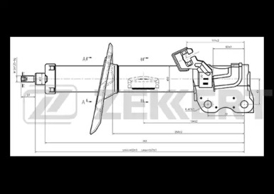 Амортизатор ZEKKERT SG-5144