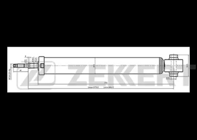 Амортизатор ZEKKERT SG-6223