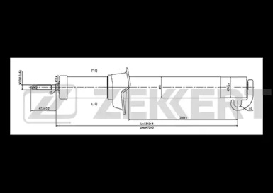 Амортизатор ZEKKERT SG-6242