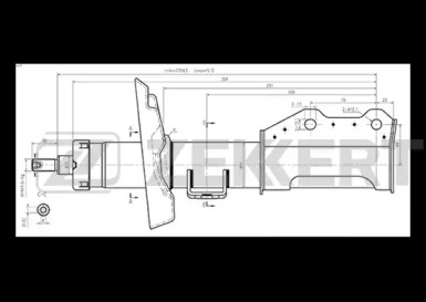 Амортизатор ZEKKERT SG-6262