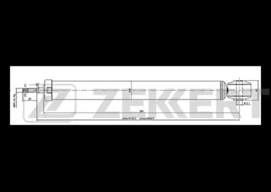 Амортизатор ZEKKERT SG-6295