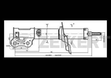 Амортизатор ZEKKERT SG-6299