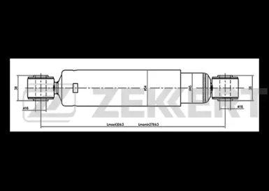 Амортизатор ZEKKERT SG-6314