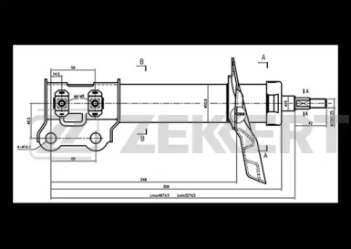 Амортизатор ZEKKERT SG-6321