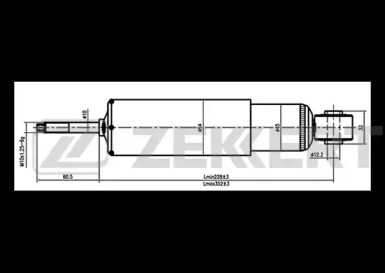 Амортизатор ZEKKERT SG-6337