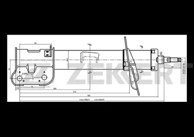 Амортизатор ZEKKERT SG-6348