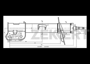 Амортизатор ZEKKERT SG-6350