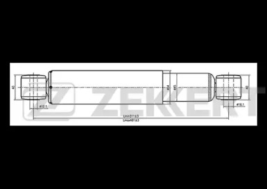 Амортизатор ZEKKERT SG-6357