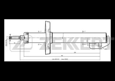 Амортизатор ZEKKERT SO-4008