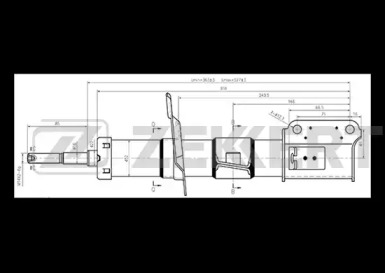 Амортизатор ZEKKERT SO-4074