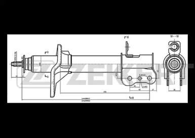 Амортизатор ZEKKERT SO-4139