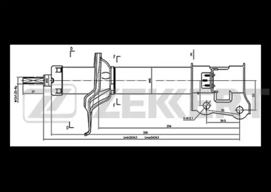 Амортизатор ZEKKERT SO-4210