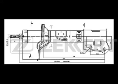 Амортизатор ZEKKERT SO-4211