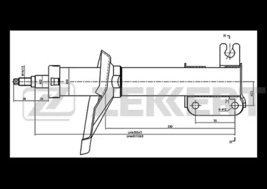 Амортизатор ZEKKERT SO-4251