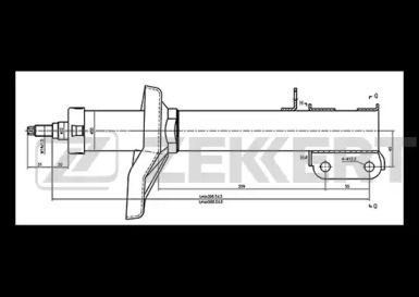 Амортизатор ZEKKERT SO-4253