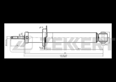 Амортизатор ZEKKERT SO-6171