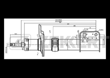 Амортизатор ZEKKERT SO-6173