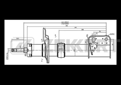 Амортизатор ZEKKERT SO-6174