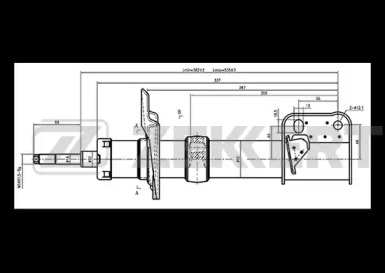 Амортизатор ZEKKERT SO-6178