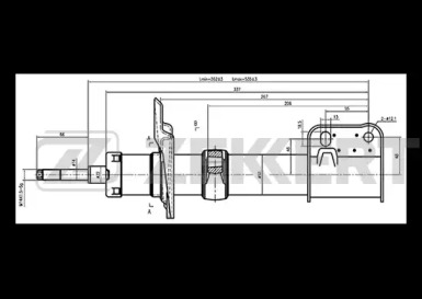 Амортизатор ZEKKERT SO-6179