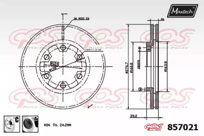 Тормозной диск MAXTECH 857021.6060