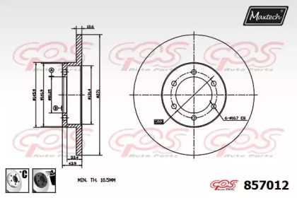 Тормозной диск MAXTECH 857012.6060