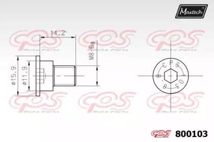 Болт MAXTECH 800103