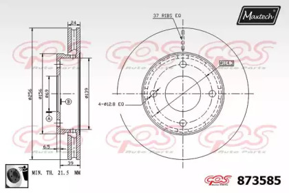 Тормозной диск MAXTECH 873585.0060