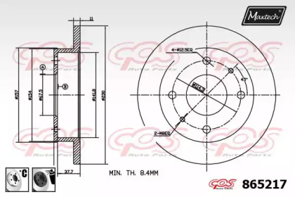 Тормозной диск MAXTECH 865217.6060