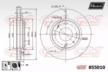 Тормозной диск MAXTECH 855010.6060