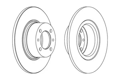Тормозной диск JURID 561074J