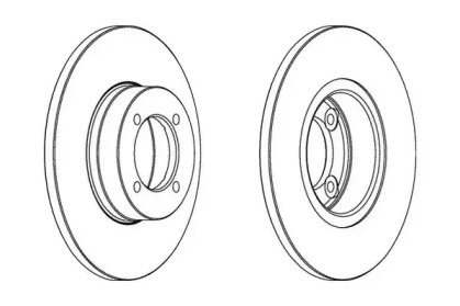 Тормозной диск JURID 561228J