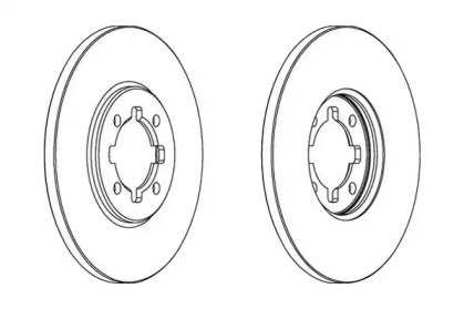 Тормозной диск JURID 561299J