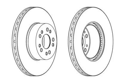 Тормозной диск JURID 561573JC-1