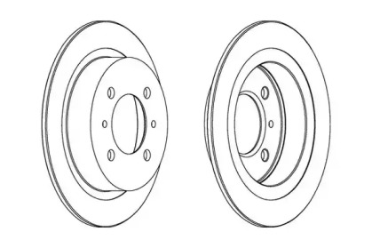 Тормозной диск JURID 561728J