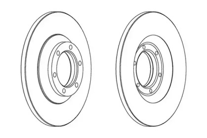 Тормозной диск JURID 561758J