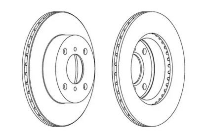 Тормозной диск JURID 562167JC