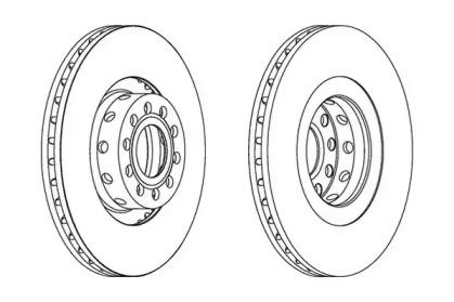 Тормозной диск JURID 562175JC
