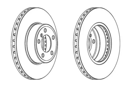 Тормозной диск JURID 562272JC