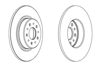 Тормозной диск JURID 562275JC