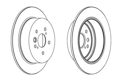Тормозной диск JURID 562288J
