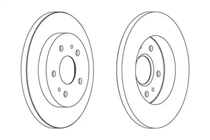 Тормозной диск JURID 562291JC