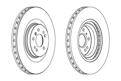 Тормозной диск JURID 562346JC-1