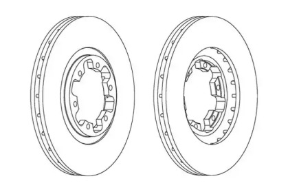 Тормозной диск JURID 562388JC