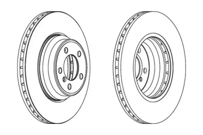Тормозной диск JURID 562401JC